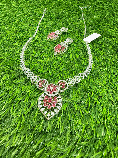 CZ Necklace Set