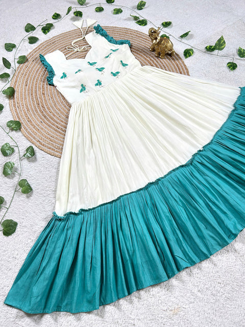 Mul Mul Cotton Frock Dress