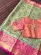 Semi Kanchipattu Meenakari Tissue Saree