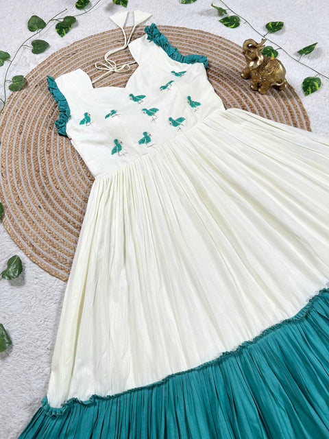 Mul Mul Cotton Frock Dress