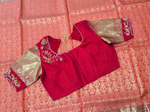 Pure Kanchipattu / Kanjeevaram Brocade Saree