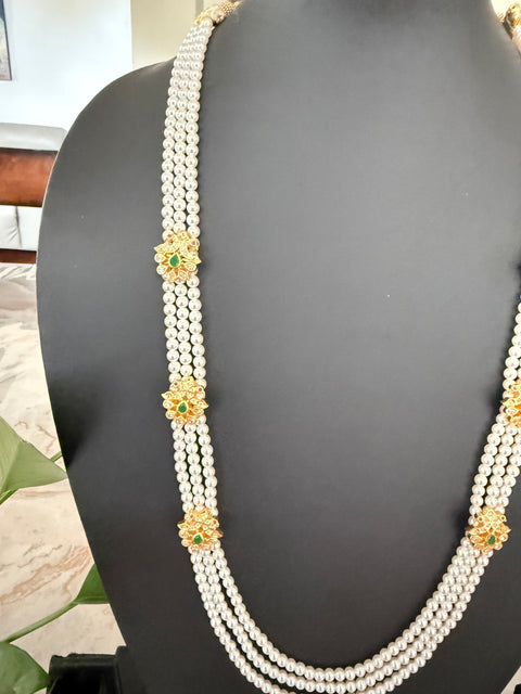 Pure 925 Silver Swarovski Pearl Necklace
