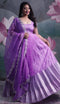Organza Gown with Dupatta