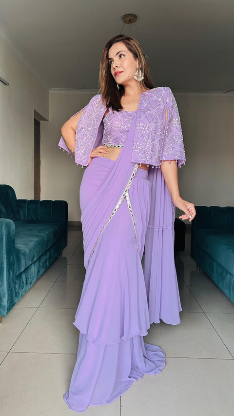 Ready to Wear Mermaid Saree with Blouse