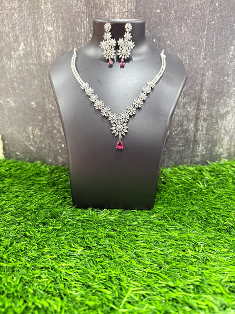CZ Necklace Set