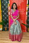 Teen/Adult Medium - Semi Kanchipattu Brocade Lehanga Set