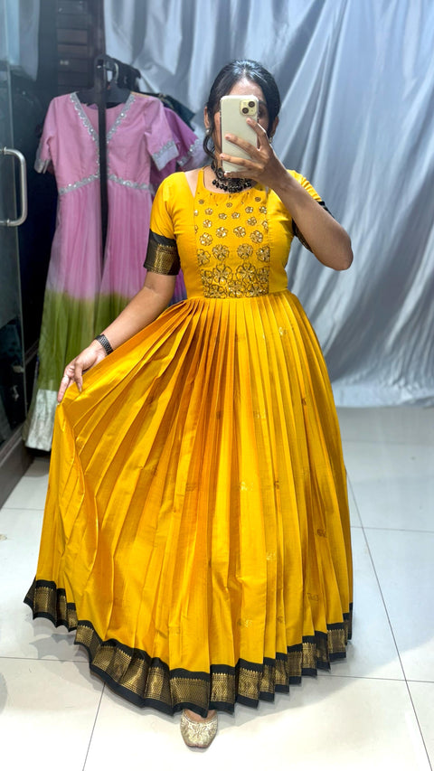 Soft Cotton Silk Gown