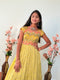 9-10 yrs - Trendy Tissue Long Gown