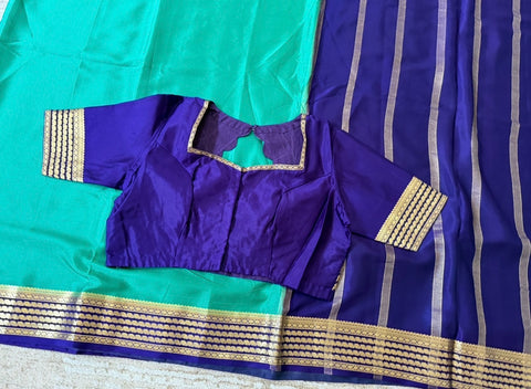 Pure Mysore Crepe Silk Saree