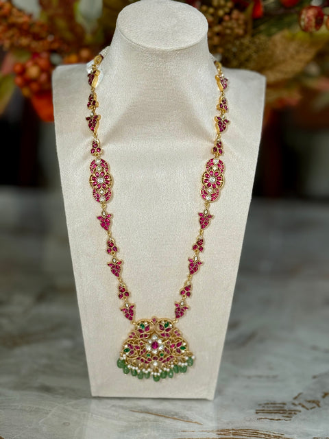 Pachi Kundan Jadau Necklace