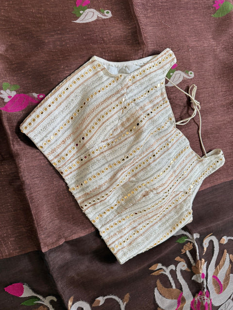 Pure Silk Linen Saree