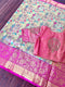 Semi Kanchipattu Meenakari Tissue Saree