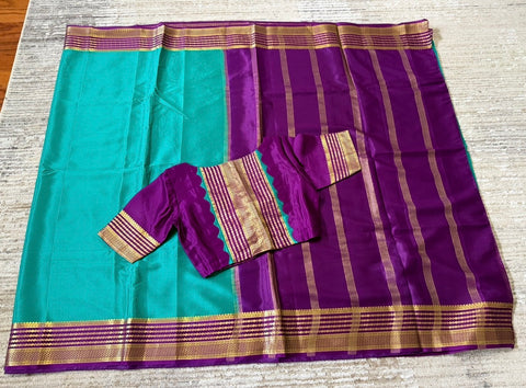 Pure Mysore Crepe Silk Saree