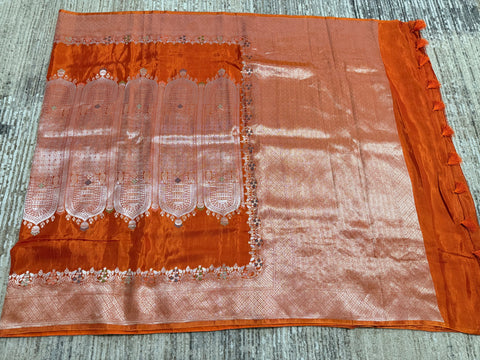 Premium Banaras Mushru Silk Saree