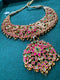 Pure 925 Silver Jadau Kundan Necklace