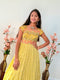 9-10 yrs - Trendy Tissue Long Gown