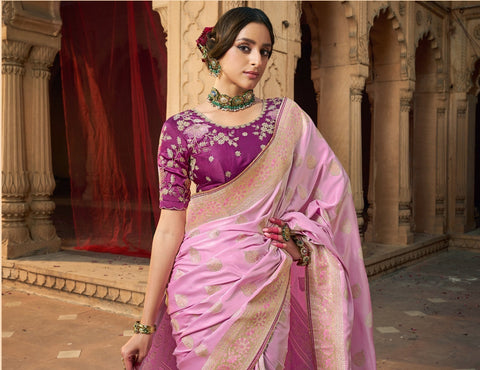 Banaras Munga silk saree