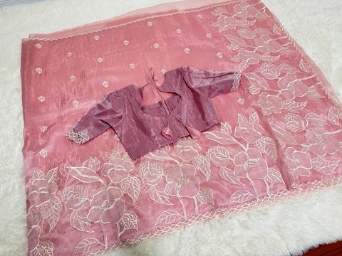 Premium Organza Cocktail Saree