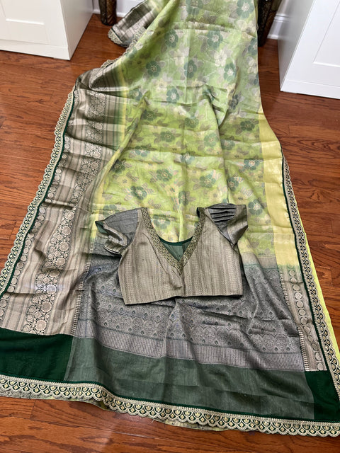 2 for $100 - Banaras Warm Silk Saree