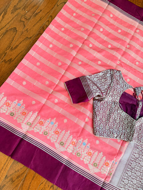 Semi Katan silk saree