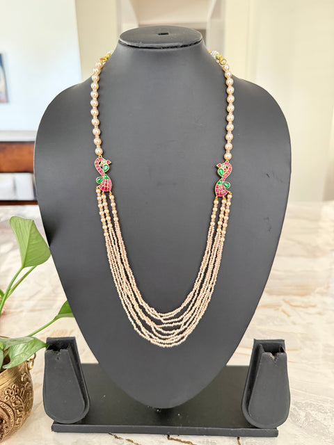 Pure 925 Silver CZ Beads Necklace
