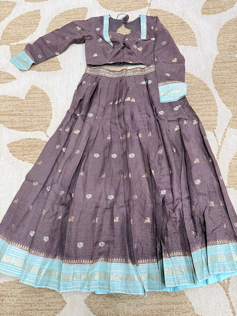 Size XL - Crepe Silk Lehanga Set