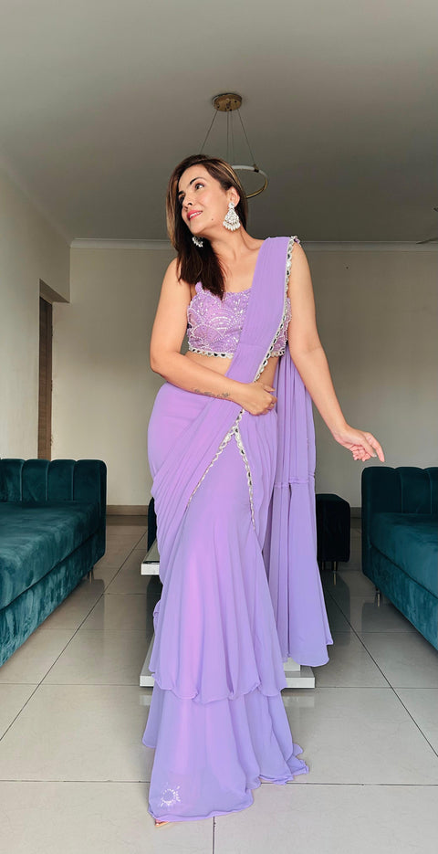 Ready to Wear Mermaid Saree with Blouse