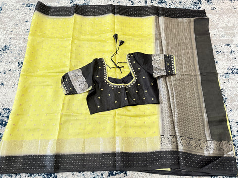 Pure Chiniya Pattu / silk saree