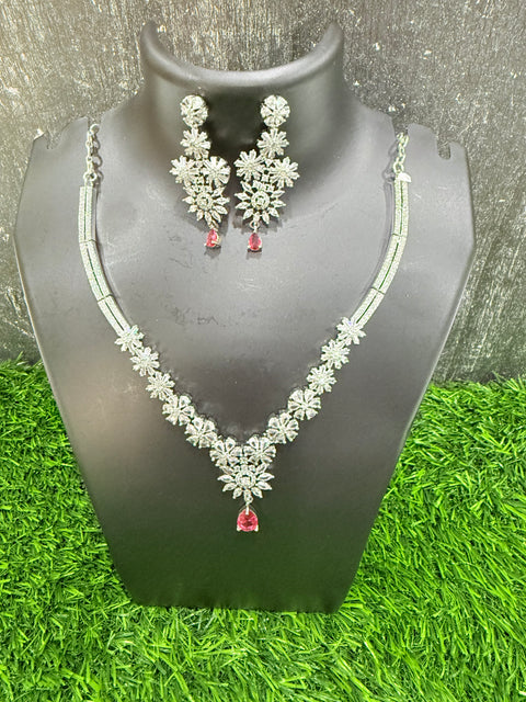 CZ Necklace Set