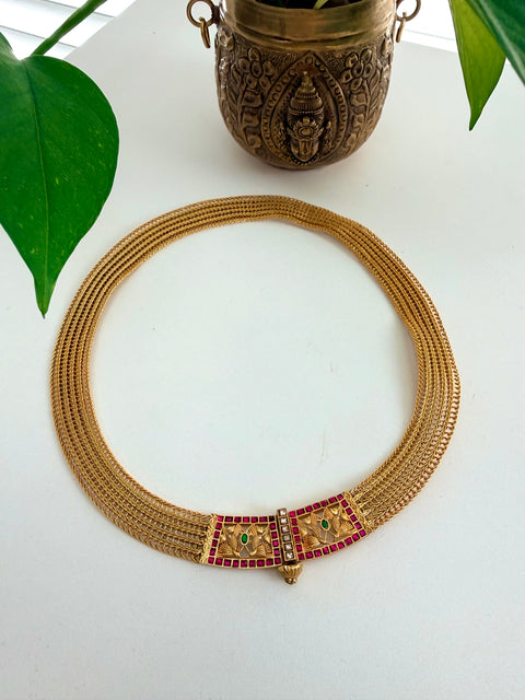 Pure 925 Silver Mesh Necklace