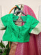 2 for $100 - Semi Kanchi Tissue silk Saree