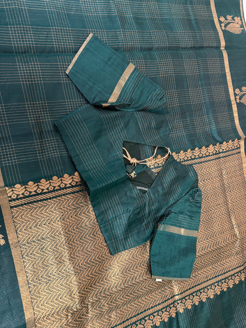 Pure Jute Pattu Saree