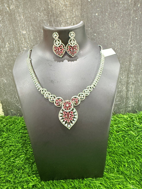 CZ Necklace Set