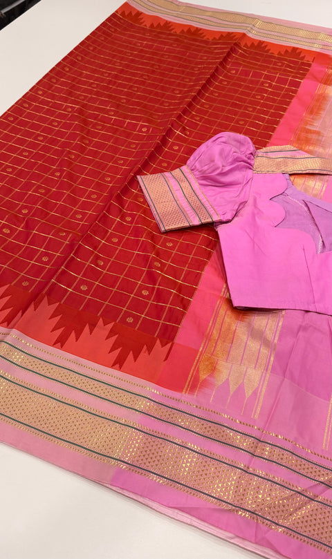 Premium Semi Gadwal silk saree