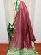 2 for $100 - Semi Kanchi Tissue silk Saree