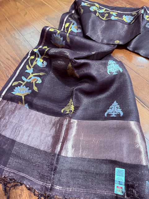 Pure Tussar Tissue Paithani Saree
