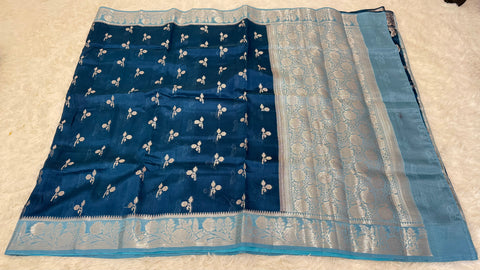 Green Mango Pattu Silk Saree