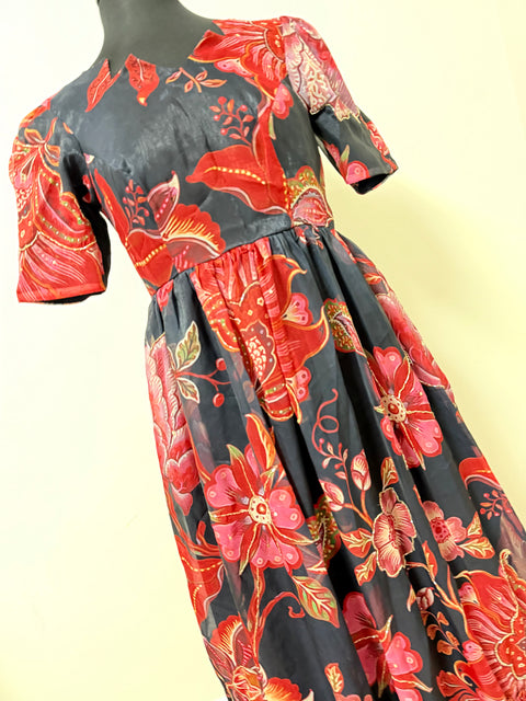 Women  Large - Trendy Soft Organza Silk Long Gown