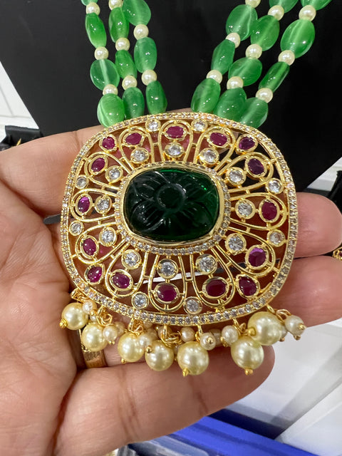 Beaded Long necklace Set (Copy)