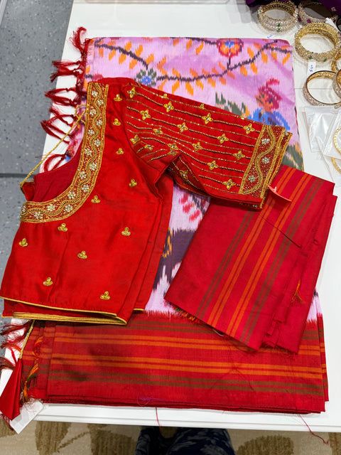 Pure Pochampally Ikkath Pattu saree