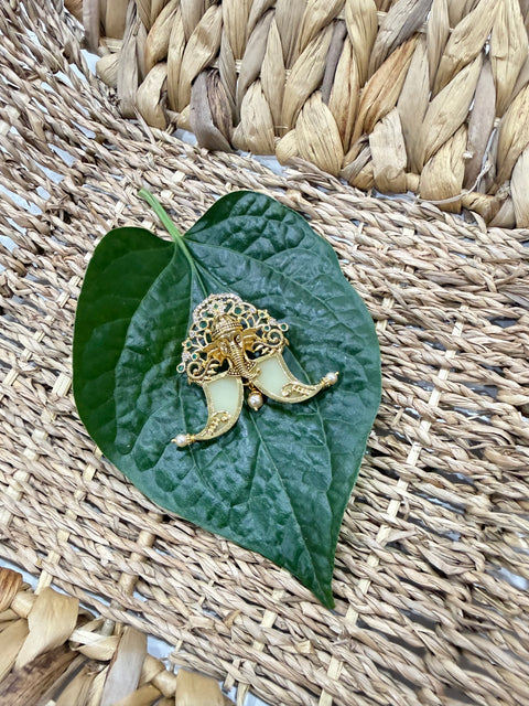 Pure 925 Silver CZ Puligoru Pendant