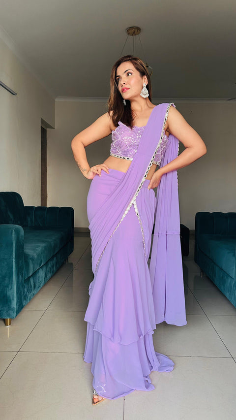 Ready to Wear Mermaid Saree with Blouse