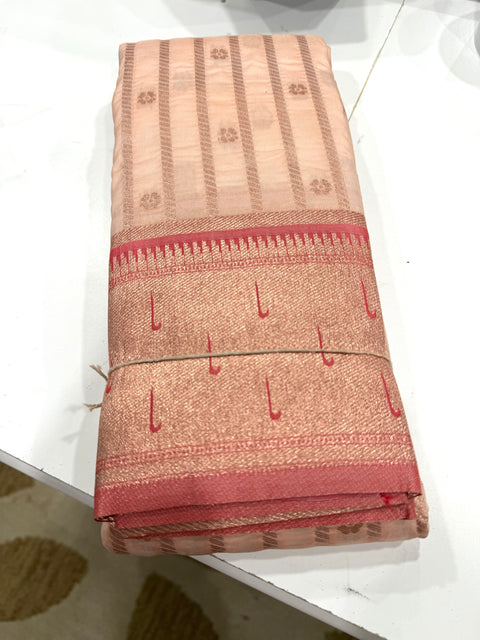 Banarasi Paithani Saree with Unstitched Blouse