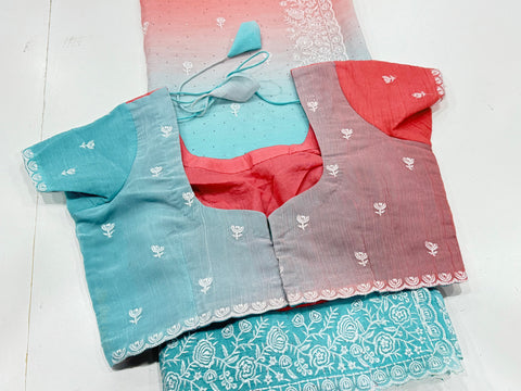 Shimmer Chiffon saree