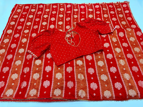 Banaras Georgette Saree