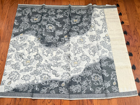 Soft Linen Saree