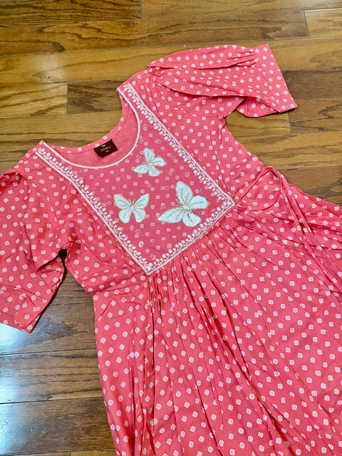 Soft Cotton Frock Kurti Dress