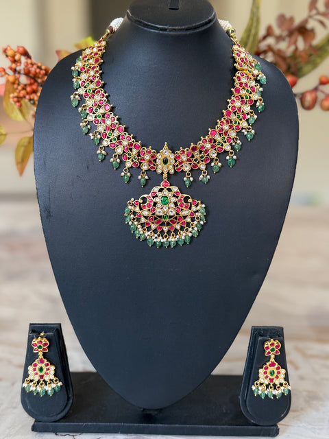 Pachi Kundan Jadau Necklace