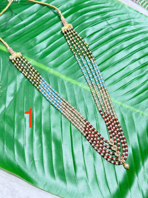 Pure 925 Silver CZ Beads Necklace