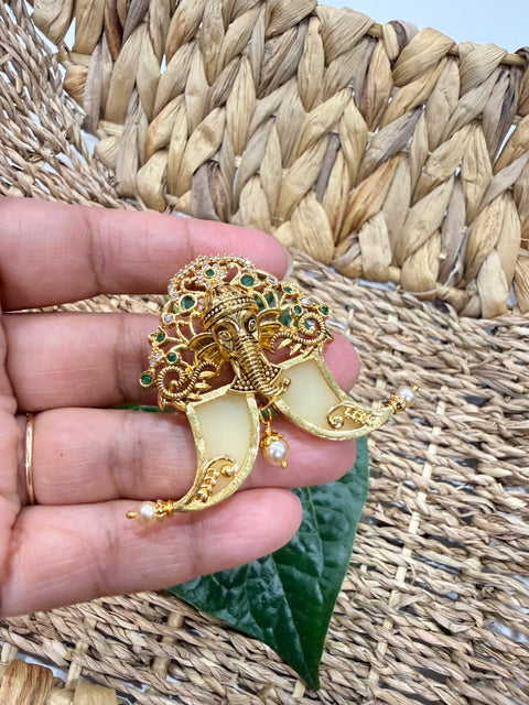 Pure 925 Silver CZ Puligoru Pendant
